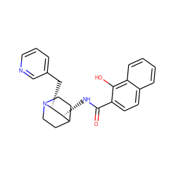 O=C(N[C@@H]1C2CCN(CC2)[C@@H]1Cc1cccnc1)c1ccc2ccccc2c1O ZINC000028521774