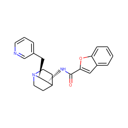 O=C(N[C@@H]1C2CCN(CC2)[C@H]1Cc1cccnc1)c1cc2ccccc2o1 ZINC000064540331