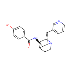 O=C(N[C@@H]1C2CCN(CC2)[C@H]1Cc1cccnc1)c1ccc(O)cc1 ZINC000095572785