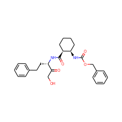 O=C(N[C@@H]1CCCC[C@@H]1C(=O)N[C@@H](CCc1ccccc1)C(=O)CO)OCc1ccccc1 ZINC000103270944