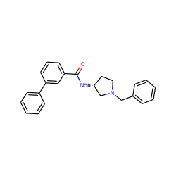 O=C(N[C@@H]1CCN(Cc2ccccc2)C1)c1cccc(-c2ccccc2)c1 ZINC000028387569