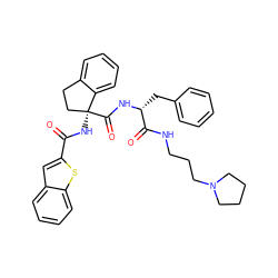 O=C(N[C@]1(C(=O)N[C@H](Cc2ccccc2)C(=O)NCCCN2CCCC2)CCc2ccccc21)c1cc2ccccc2s1 ZINC000028825221