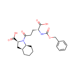 O=C(N[C@H](CCC(=O)N1[C@H](C(=O)O)C[C@@H]2CCCC[C@@H]21)C(=O)O)OCc1ccccc1 ZINC000029346013