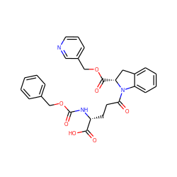 O=C(N[C@H](CCC(=O)N1c2ccccc2C[C@H]1C(=O)OCc1cccnc1)C(=O)O)OCc1ccccc1 ZINC000029344005