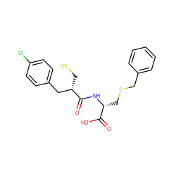 O=C(N[C@H](CSCc1ccccc1)C(=O)O)[C@@H](CS)Cc1ccc(Cl)cc1 ZINC000026496925