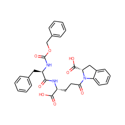 O=C(N[C@H](Cc1ccccc1)C(=O)N[C@H](CCC(=O)N1c2ccccc2C[C@H]1C(=O)O)C(=O)O)OCc1ccccc1 ZINC000026482797