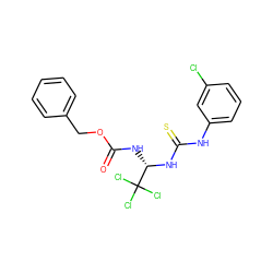 O=C(N[C@H](NC(=S)Nc1cccc(Cl)c1)C(Cl)(Cl)Cl)OCc1ccccc1 ZINC000003130575