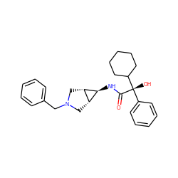 O=C(N[C@H]1[C@@H]2CN(Cc3ccccc3)C[C@@H]21)[C@@](O)(c1ccccc1)C1CCCCC1 ZINC000101141702