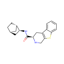 O=C(N[C@H]1C[C@H]2CC[C@H]1C2)[C@H]1Cc2c(sc3ccccc23)CN1 ZINC000253794874