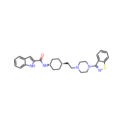 O=C(N[C@H]1CC[C@H](CCN2CCN(c3nsc4ccccc34)CC2)CC1)c1cc2ccccc2[nH]1 ZINC001772634304