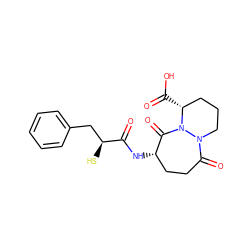 O=C(N[C@H]1CCC(=O)N2CCC[C@@H](C(=O)O)N2C1=O)[C@@H](S)Cc1ccccc1 ZINC000003800813