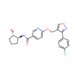 O=C(N[C@H]1CCC[C@@H]1O)c1ccc(OCc2conc2-c2ccc(Cl)cc2)nc1 ZINC000140343014