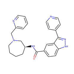 O=C(N[C@H]1CCCCN(Cc2ccccn2)C1)c1ccc2[nH]nc(-c3ccncc3)c2c1 ZINC000205013617