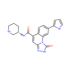 O=C(N[C@H]1CCCNC1)c1cc2n[nH]c(=O)n2c2cc(-c3ccc[nH]3)ccc12 ZINC000084614618