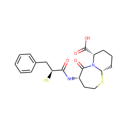 O=C(N[C@H]1CCS[C@H]2CCC[C@@H](C(=O)O)N2C1=O)[C@@H](S)Cc1ccccc1 ZINC000003809801