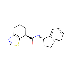 O=C(N[C@H]1CCc2ccccc21)[C@@H]1CCCc2ncsc21 ZINC000220879577