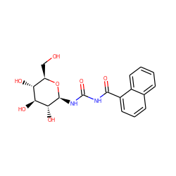 O=C(NC(=O)c1cccc2ccccc12)N[C@@H]1O[C@H](CO)[C@@H](O)[C@H](O)[C@H]1O ZINC000045506150