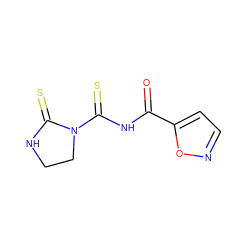 O=C(NC(=S)N1CCNC1=S)c1ccno1 ZINC000034002937