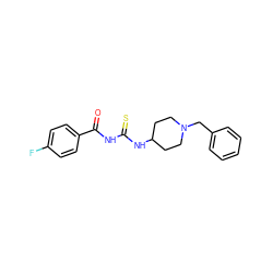 O=C(NC(=S)NC1CCN(Cc2ccccc2)CC1)c1ccc(F)cc1 ZINC000003203331