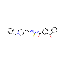 O=C(NC(=S)NCCC1CCN(Cc2ccccc2)CC1)c1ccc2c(c1)C(=O)c1ccccc1-2 ZINC000013734753