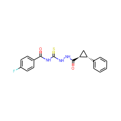 O=C(NC(=S)NNC(=O)[C@H]1C[C@@H]1c1ccccc1)c1ccc(F)cc1 ZINC000005031982