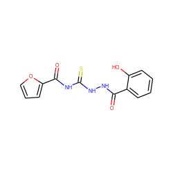 O=C(NC(=S)NNC(=O)c1ccccc1O)c1ccco1 ZINC000002316548