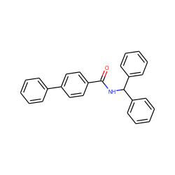 O=C(NC(c1ccccc1)c1ccccc1)c1ccc(-c2ccccc2)cc1 ZINC000005604507