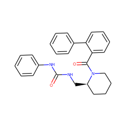 O=C(NC[C@@H]1CCCCN1C(=O)c1ccccc1-c1ccccc1)Nc1ccccc1 ZINC000072121328