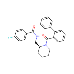 O=C(NC[C@@H]1CCCCN1C(=O)c1ccccc1-c1ccccc1)c1ccc(F)cc1 ZINC000003965497