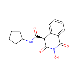 O=C(NC1CCCC1)[C@@H]1C(=O)N(O)C(=O)c2ccccc21 ZINC000204599421