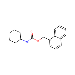 O=C(NC1CCCCC1)OCc1cccc2ccccc12 ZINC000059895199