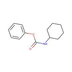 O=C(NC1CCCCC1)Oc1ccccc1 ZINC000000135163