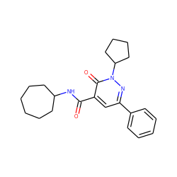 O=C(NC1CCCCCC1)c1cc(-c2ccccc2)nn(C2CCCC2)c1=O ZINC001772578323