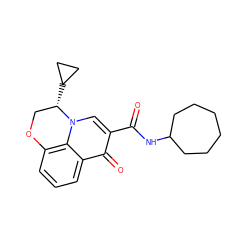 O=C(NC1CCCCCC1)c1cn2c3c(cccc3c1=O)OC[C@@H]2C1CC1 ZINC000095552032