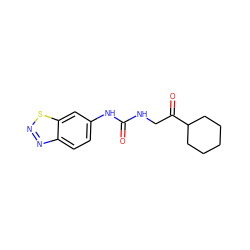 O=C(NCC(=O)C1CCCCC1)Nc1ccc2nnsc2c1 ZINC000095581580