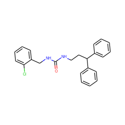 O=C(NCCC(c1ccccc1)c1ccccc1)NCc1ccccc1Cl ZINC000095602483