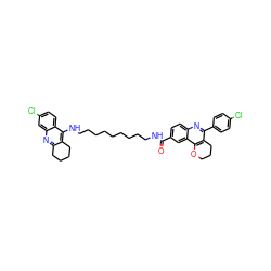 O=C(NCCCCCCCCCNc1c2c(nc3cc(Cl)ccc13)CCCC2)c1ccc2nc(-c3ccc(Cl)cc3)c3c(c2c1)OCCC3 ZINC000049614811