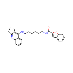 O=C(NCCCCCCNc1c2c(nc3ccccc13)CCC2)c1cc2ccccc2o1 ZINC000653705362