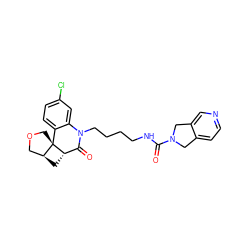 O=C(NCCCCN1C(=O)[C@@H]2C[C@H]3COC[C@]32c2ccc(Cl)cc21)N1Cc2ccncc2C1 ZINC001772586941