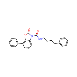 O=C(NCCCCc1ccccc1)n1c(=O)oc2c(-c3ccccc3)cccc21 ZINC000653811132