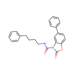 O=C(NCCCCc1ccccc1)n1c(=O)oc2ccc(-c3ccccc3)cc21 ZINC000653811076