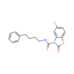 O=C(NCCCCc1ccccc1)n1c(=O)oc2ccc(Cl)cc21 ZINC000653810948