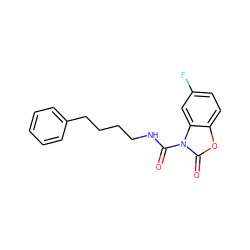 O=C(NCCCCc1ccccc1)n1c(=O)oc2ccc(F)cc21 ZINC000653783791