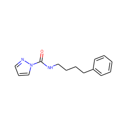 O=C(NCCCCc1ccccc1)n1cccn1 ZINC000299834979