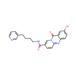 O=C(NCCCCc1cccnc1)c1ccc2nc3ccc(O)cc3c(=O)n2c1 ZINC000029559752