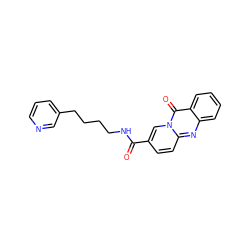 O=C(NCCCCc1cccnc1)c1ccc2nc3ccccc3c(=O)n2c1 ZINC000029563718