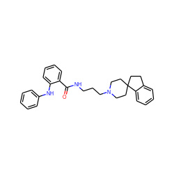 O=C(NCCCN1CCC2(CCc3ccccc32)CC1)c1ccccc1Nc1ccccc1 ZINC000028569190