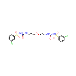 O=C(NCCCOCCCNC(=O)NS(=O)(=O)c1cccc(Cl)c1)NS(=O)(=O)c1cccc(Cl)c1 ZINC000044360522