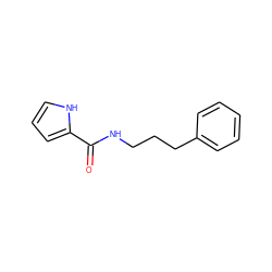 O=C(NCCCc1ccccc1)c1ccc[nH]1 ZINC000014959030