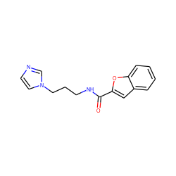 O=C(NCCCn1ccnc1)c1cc2ccccc2o1 ZINC000002848242